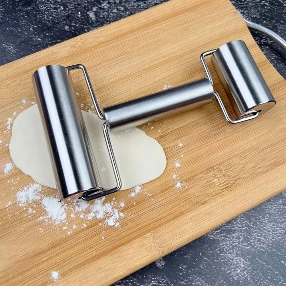 Premium Stainless Steel Non-Stick Rolling Pin for Perfect Baking