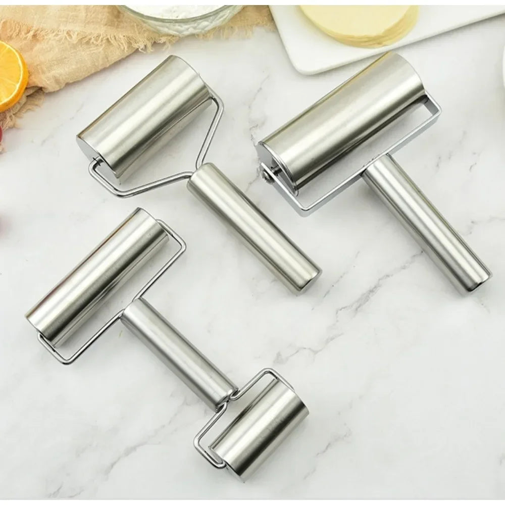 Premium Stainless Steel Non-Stick Rolling Pin for Perfect Baking
