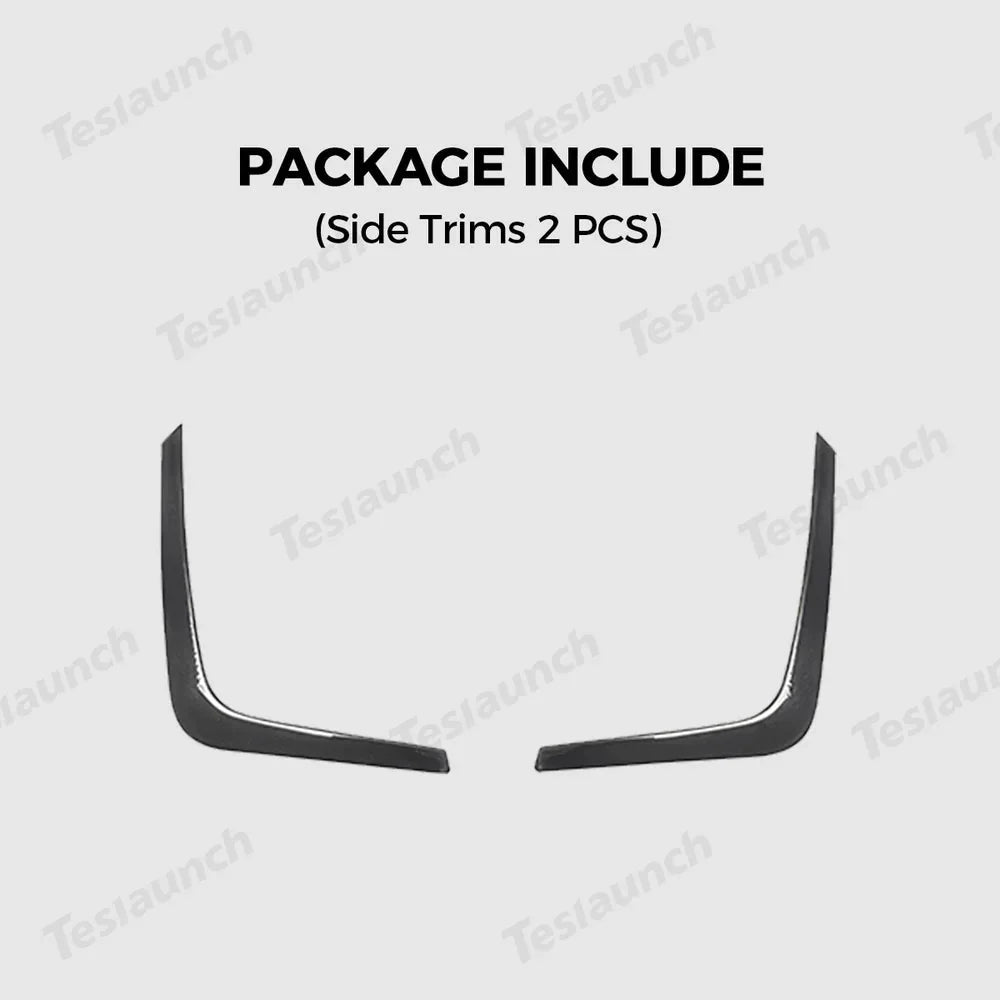 Stainless Steel Front & Rear Bumper Protector Trim for Tesla Model Y Juniper 2025+