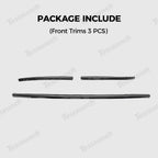 Stainless Steel Front & Rear Bumper Protector Trim for Tesla Model Y Juniper 2025+