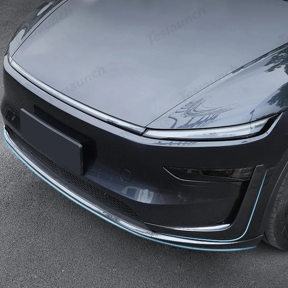 Stainless Steel Front & Rear Bumper Protector Trim for Tesla Model Y Juniper 2025+
