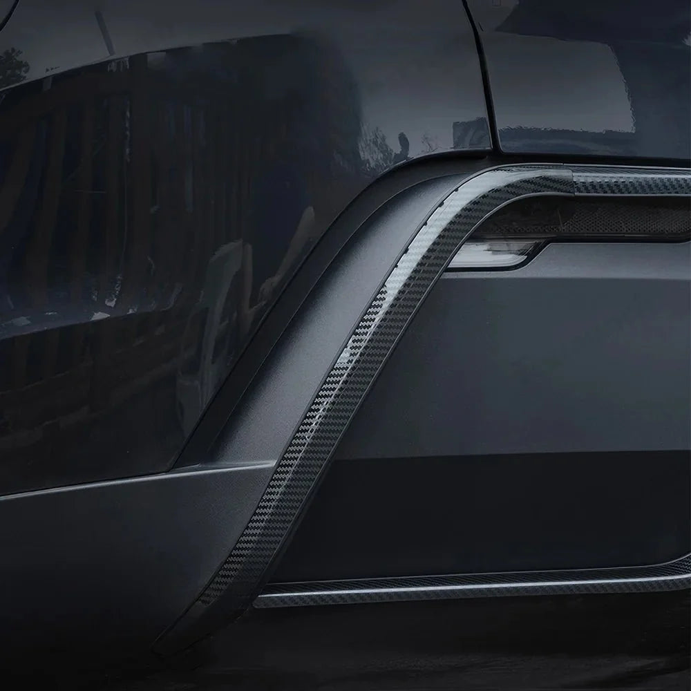 Stainless Steel Front & Rear Bumper Protector Trim for Tesla Model Y Juniper 2025+