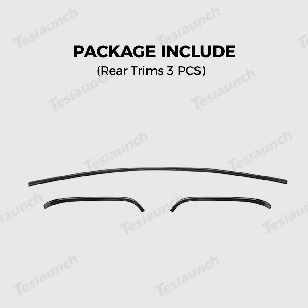 Stainless Steel Front & Rear Bumper Protector Trim for Tesla Model Y Juniper 2025+