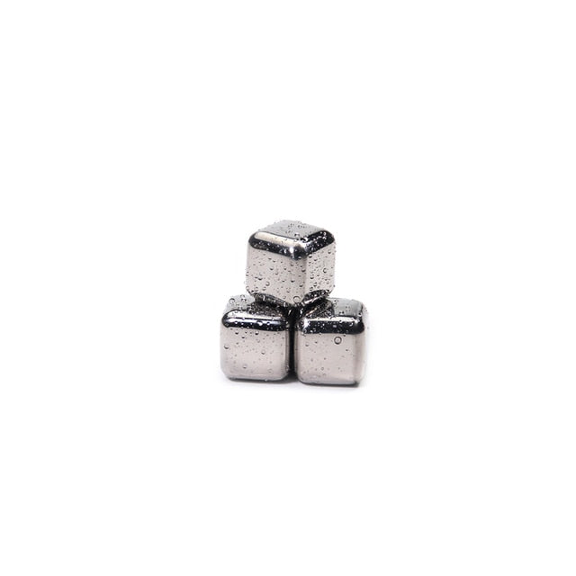 Reusable Stainless Steel Ice Cubes for Perfect Drinks