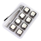 Reusable Stainless Steel Ice Cubes for Perfect Drinks