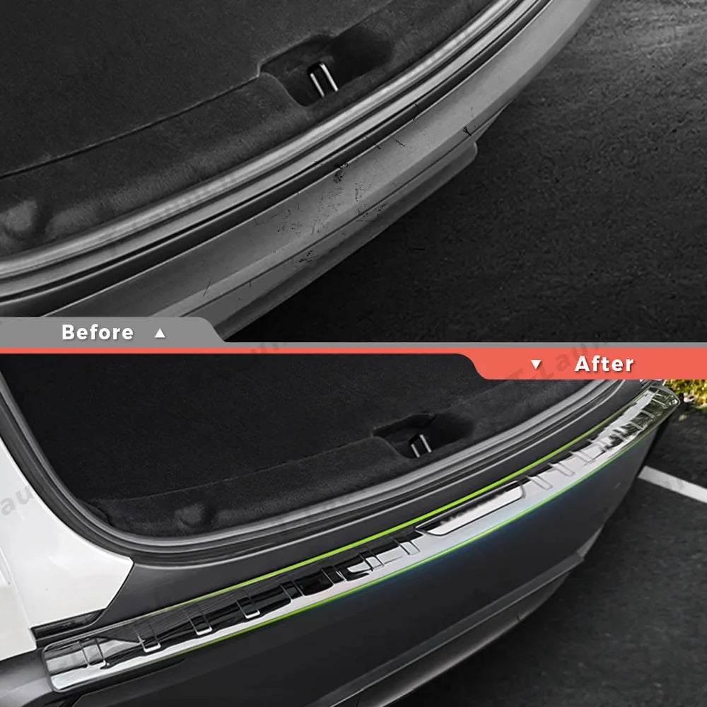 Stainless Steel Rear Bumper Protector Guard for Tesla Model Y Juniper 2025+