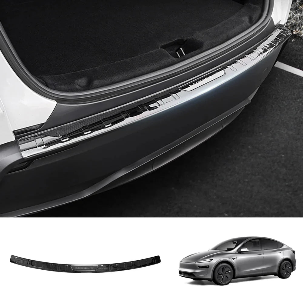 Stainless Steel Rear Bumper Protector Guard for Tesla Model Y Juniper 2025+