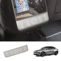 Stainless Steel Rear Console Vent Cover for Tesla Model Y Juniper 2025+