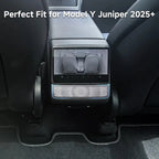 Stainless Steel Rear Console Vent Cover for Tesla Model Y Juniper 2025+