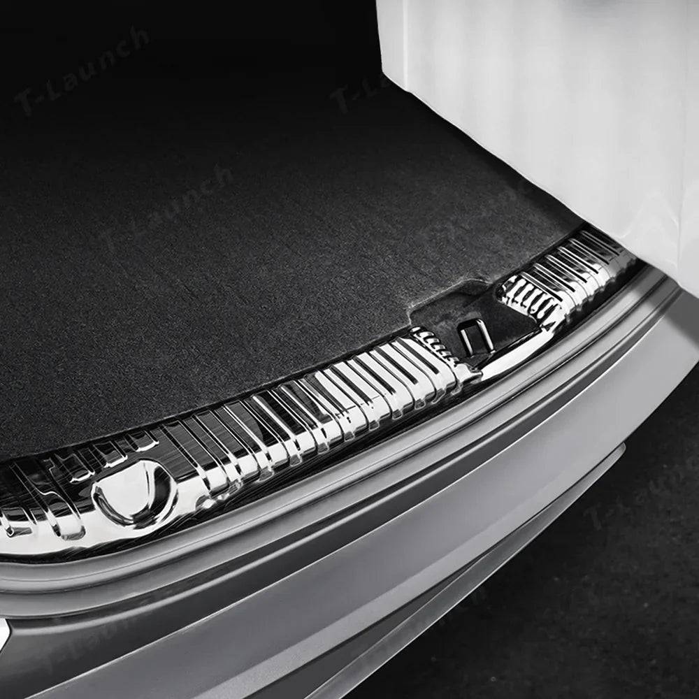 Stainless Steel Rear Trunk Sill Protector for Tesla Model Y Juniper 2025+