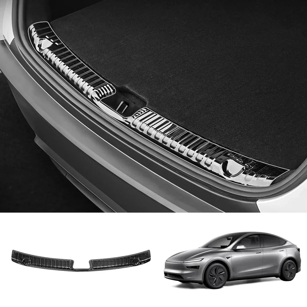 Stainless Steel Rear Trunk Sill Protector for Tesla Model Y Juniper 2025+