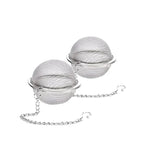 Stainless Steel Tea Ball Infuser with Chain for Perfect Tea