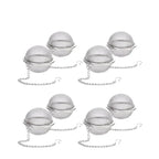 Stainless Steel Tea Ball Infuser with Chain for Perfect Tea