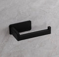 Modern stainless steel toilet paper holder system without drilling