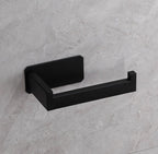 Modern stainless steel toilet paper holder system without drilling
