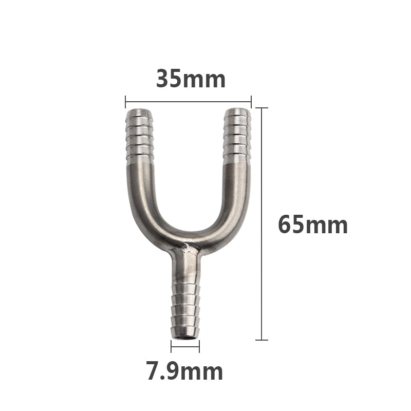 Premium U-Shaped Hose Connection Tee for Beer