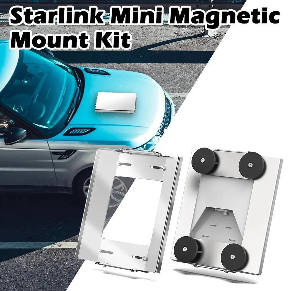 Starlink Mini Magnetic Flat Mount Kit with PC Cover Plate — 264 lbs Load Capacity