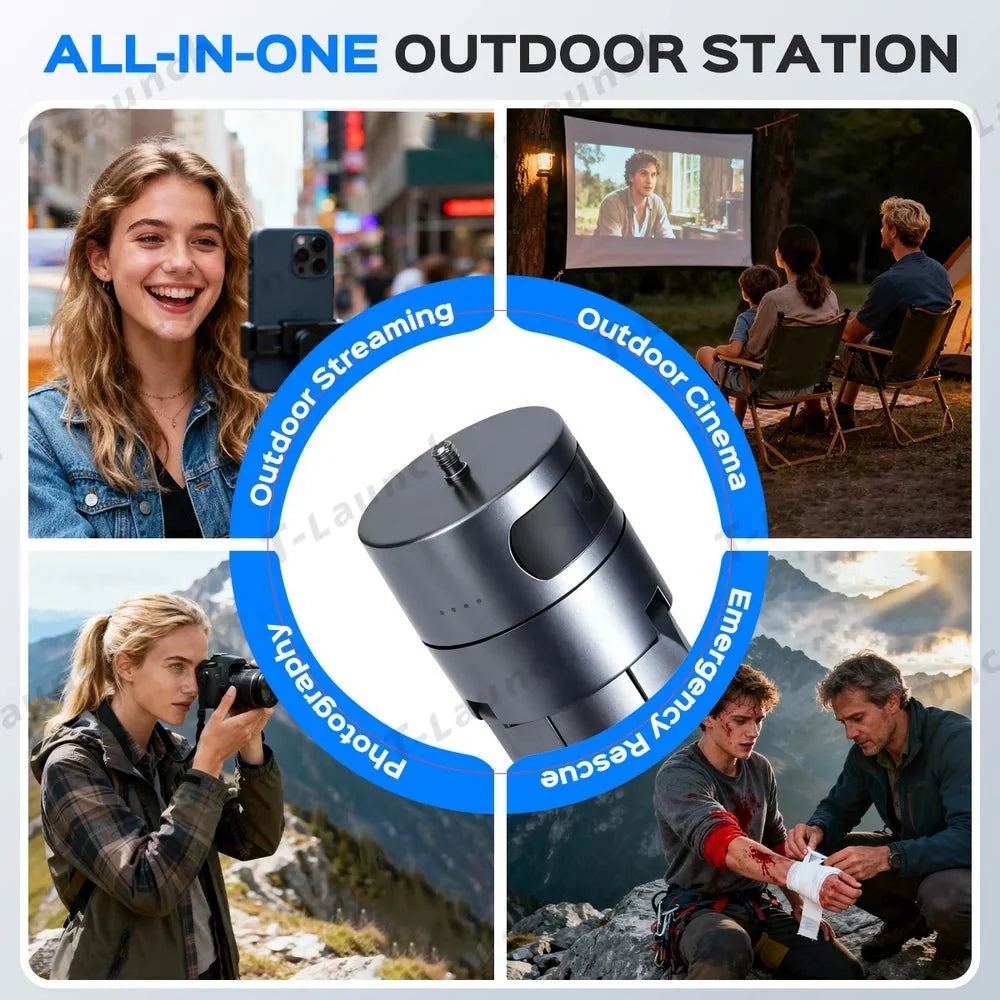 Starlink Mini Power Stand with Integrated Tripod – Compatible with All Starlink Mini Models