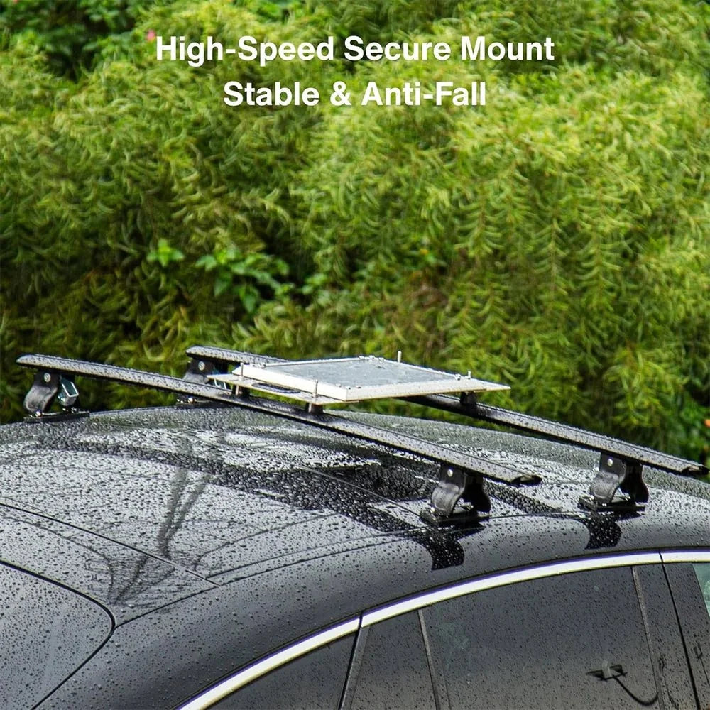 Starlink Mini T-Slot Roof Rack Mount with Stainless Steel Frame & PC Shell Cover