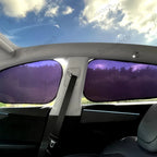 Static Cling Mesh Insulated Side Window Sunshade For Tesla Model Y
