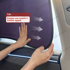 Static Cling Mesh Insulated Side Window Sunshade For Tesla Model 3