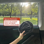 Static Cling Mesh Insulated Side Window Sunshade For Tesla Model 3