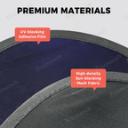Static Cling Mesh Insulated Side Window Sunshade For Tesla Model 3/Y