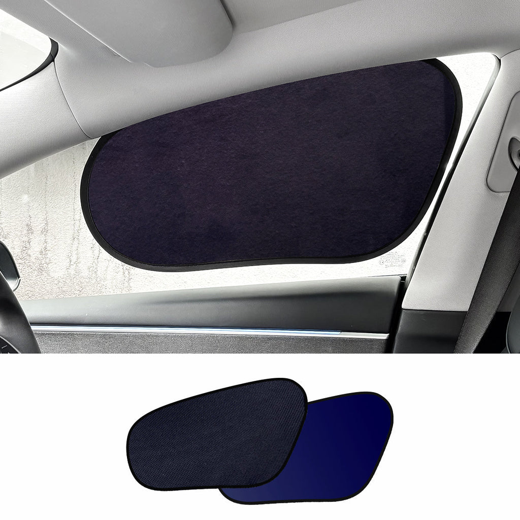 Static Cling Mesh Insulated Side Window Sunshade For Tesla Model 3/Y