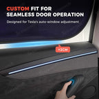 Static Cling Mesh Insulated Side Window Sunshade For Tesla Model Y