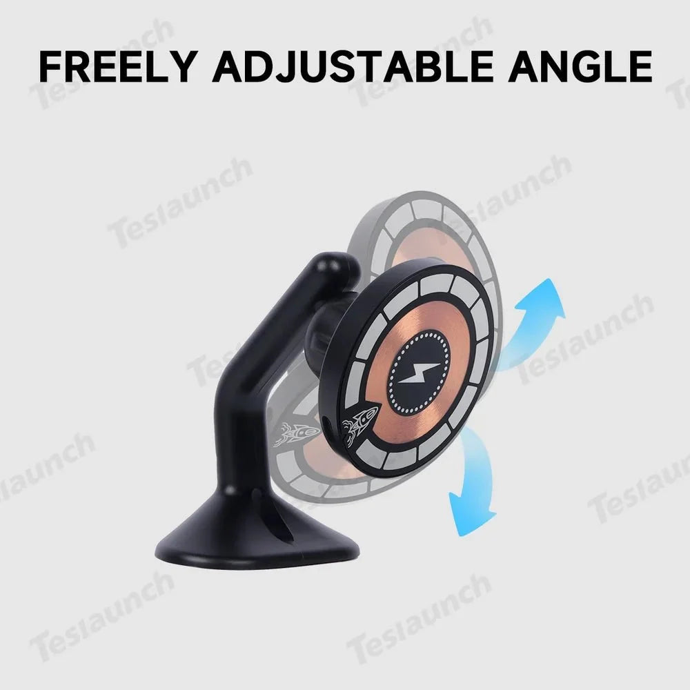 Steering Wheel Magnetic Magsafe Wireless Charging Phone Holder For Tesla Model 3/Y(2017-2025)