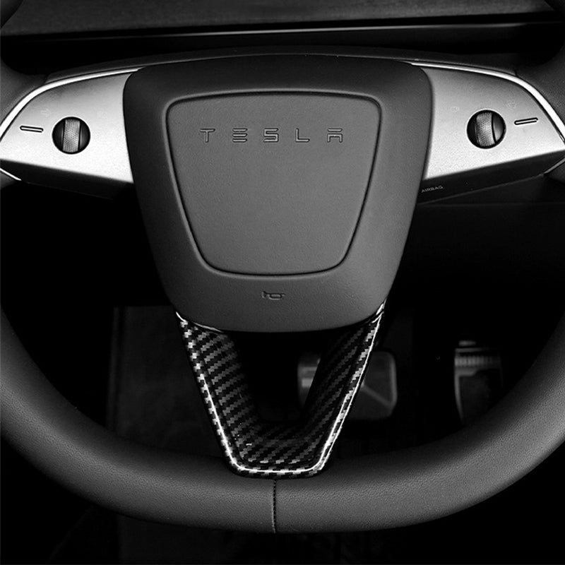 Steering wheel V-cover for Model 3 Highland & Model Y Juniper
