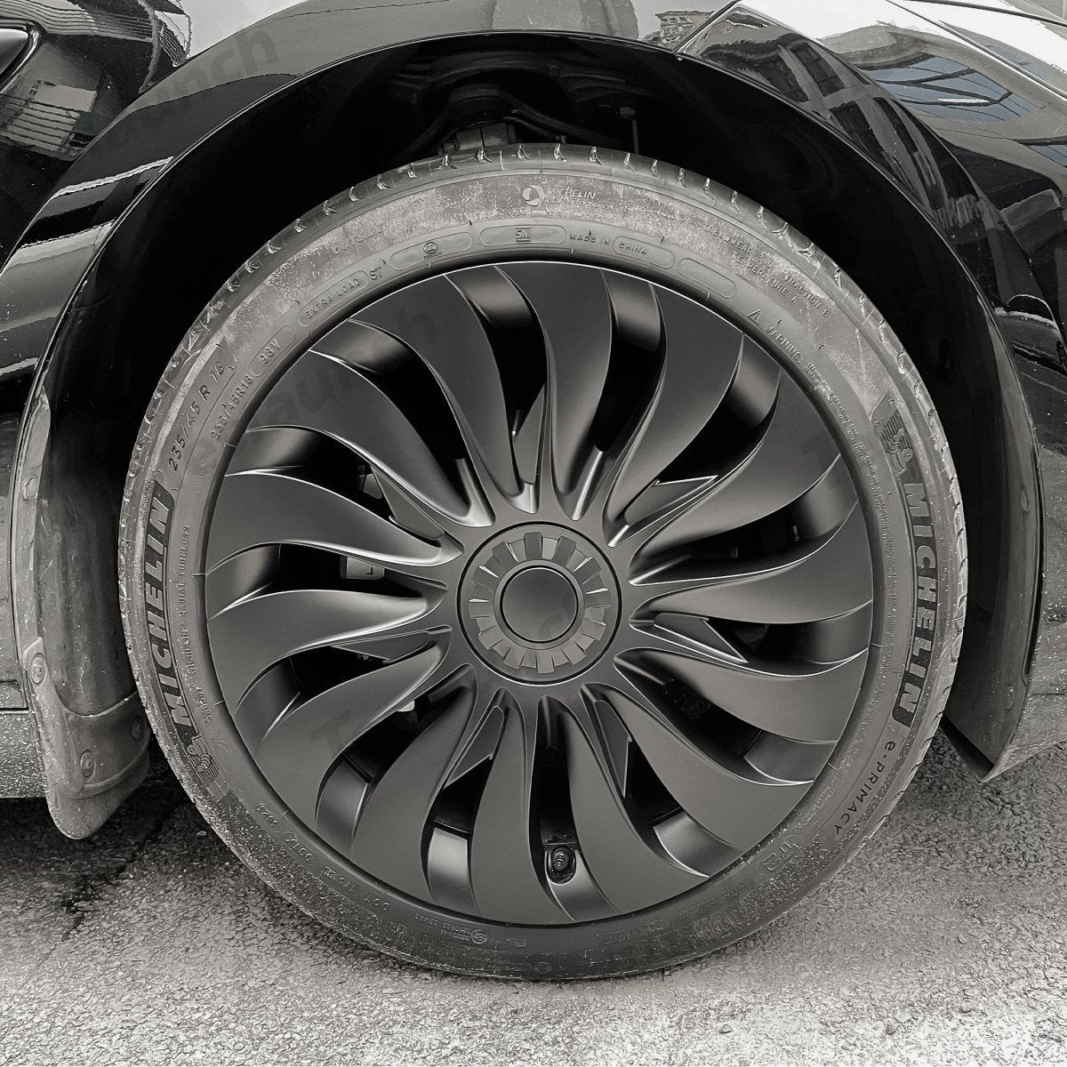 Storm Style Full Cover Wheel Hubcap For Tesla 2024+ Model 3 Highland 18-inch Wheels (4PCS)