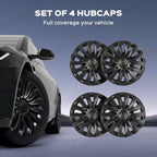 Storm Style Full Cover Wheel Hubcap For Tesla 2024+ Model 3 Highland 18-inch Wheels (4PCS)