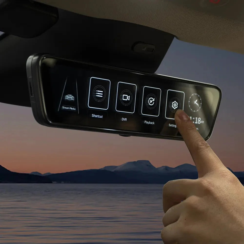 Streaming Rearview Mirror Recorder for Model 3 Highland / Model Y Juniper (HW4.0) | Miroken