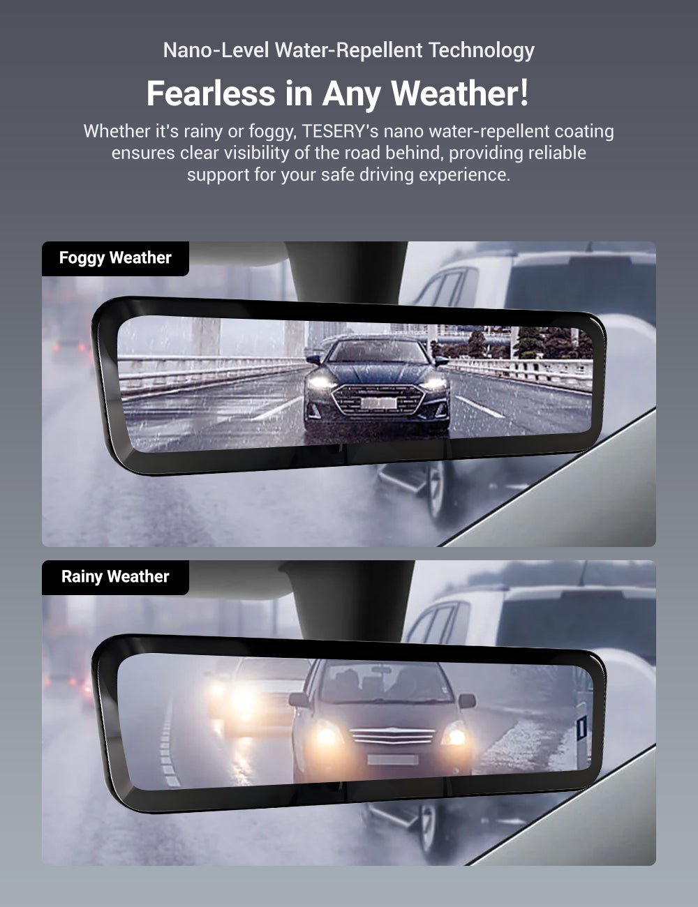 Streaming Rearview Mirror Recorder for Model 3 Highland / Model Y Juniper (HW4.0) | Miroken