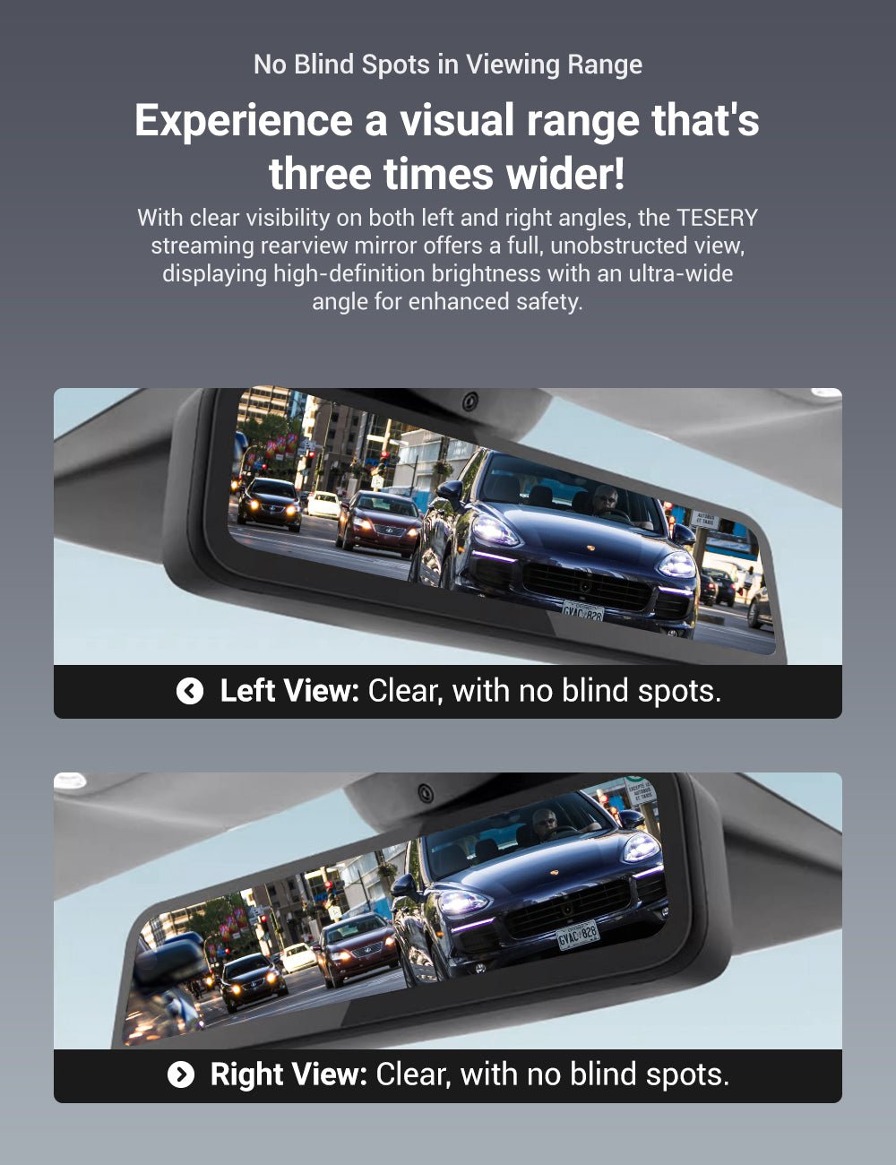 Streaming Rearview Mirror Recorder for Model 3 Highland / Model Y Juniper (HW4.0) | Miroken