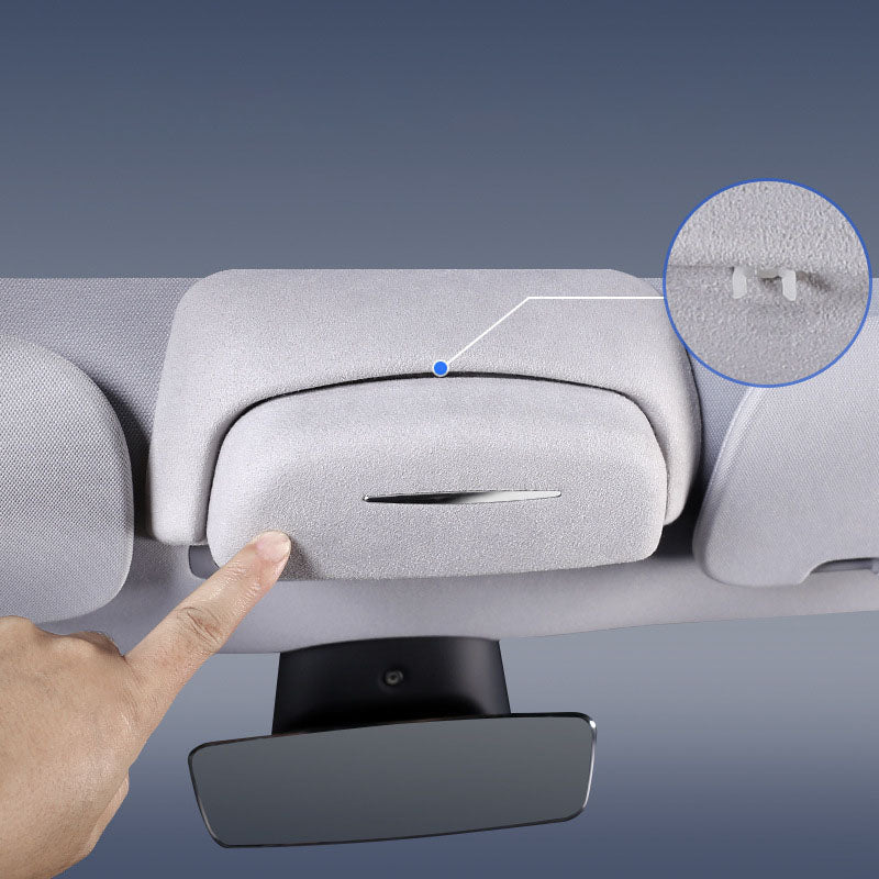 Sunglasses Holder Glasses Case Storage Box for Tesla Model 3 Highland Standard 2025+
