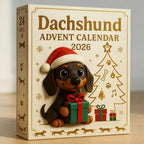 Dachshund Advent Calendar 2026 - 24 Dachshund Figurines