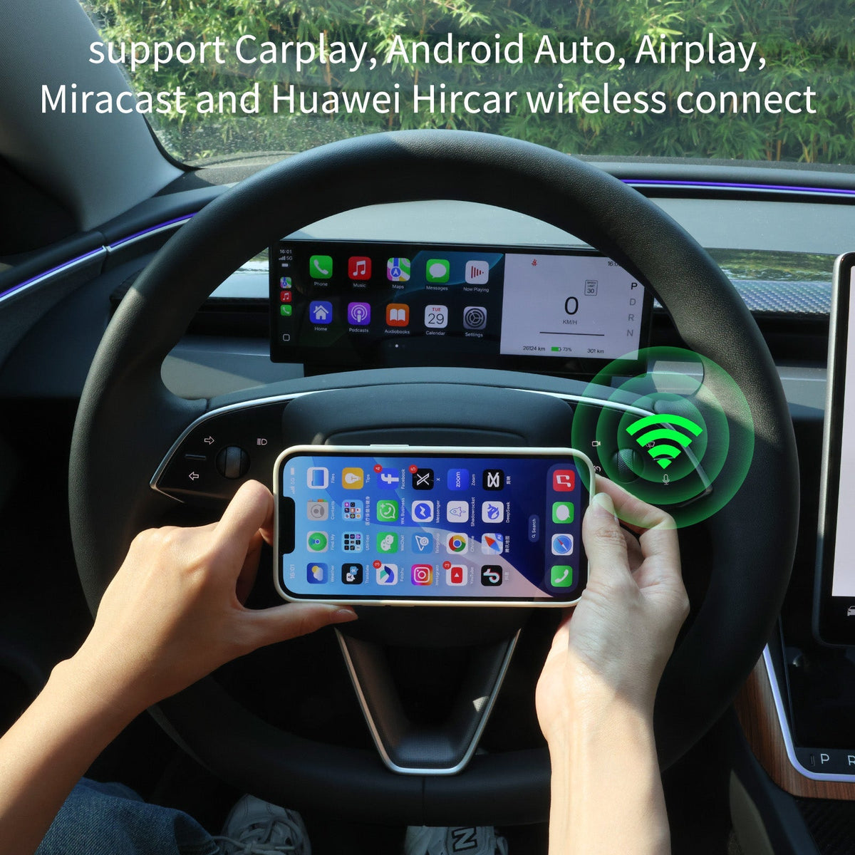Miroken 10.88′′ Touch Screen Instrument Cluster Dashboard Display for Model 3/Y