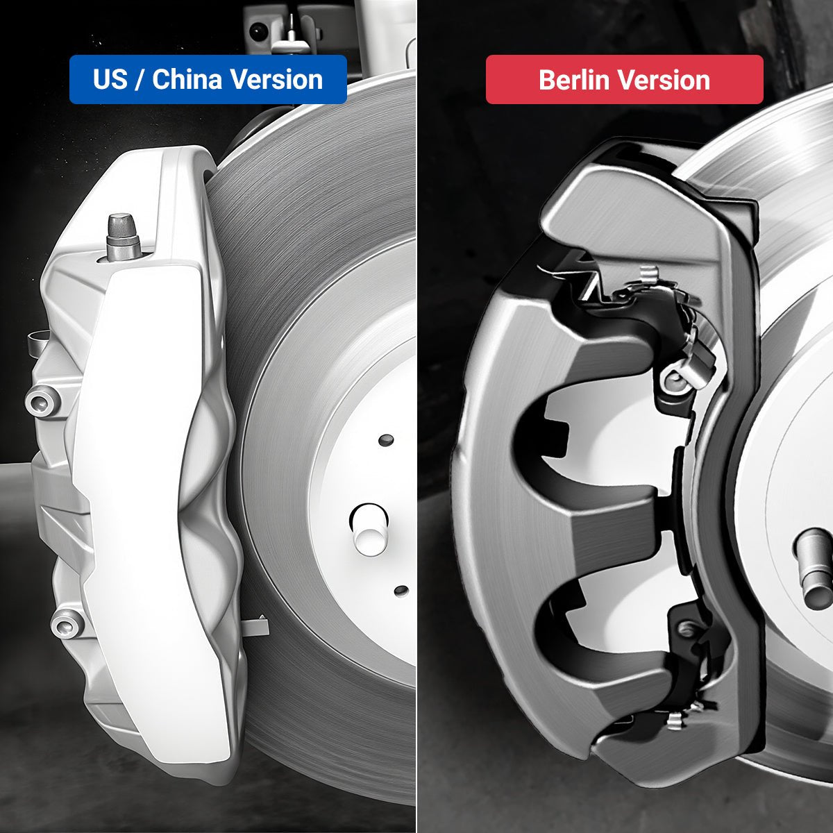 Miroken 19" /20" Wheel Brake Caliper Cover For Tesla Model Y 2020-2026