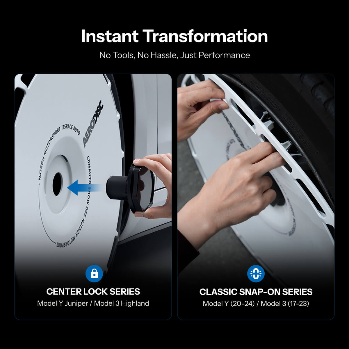 Miroken Aero DISC Wheel Covers for Model Y / Model 3 Highland