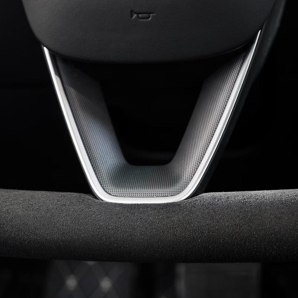 Miroken Alcantara Yoke Steering Wheel for Model 3 Highland & Model Y Juniper
