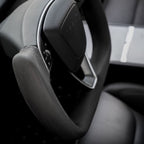 Miroken Alcantara Yoke Steering Wheel for Model 3 Highland & Model Y Juniper