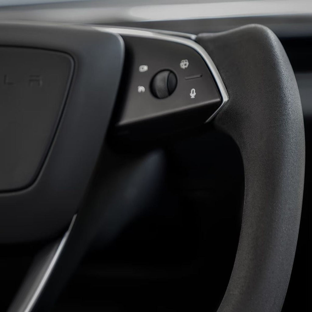Miroken Alcantara Yoke Steering Wheel for Model 3 Highland & Model Y Juniper