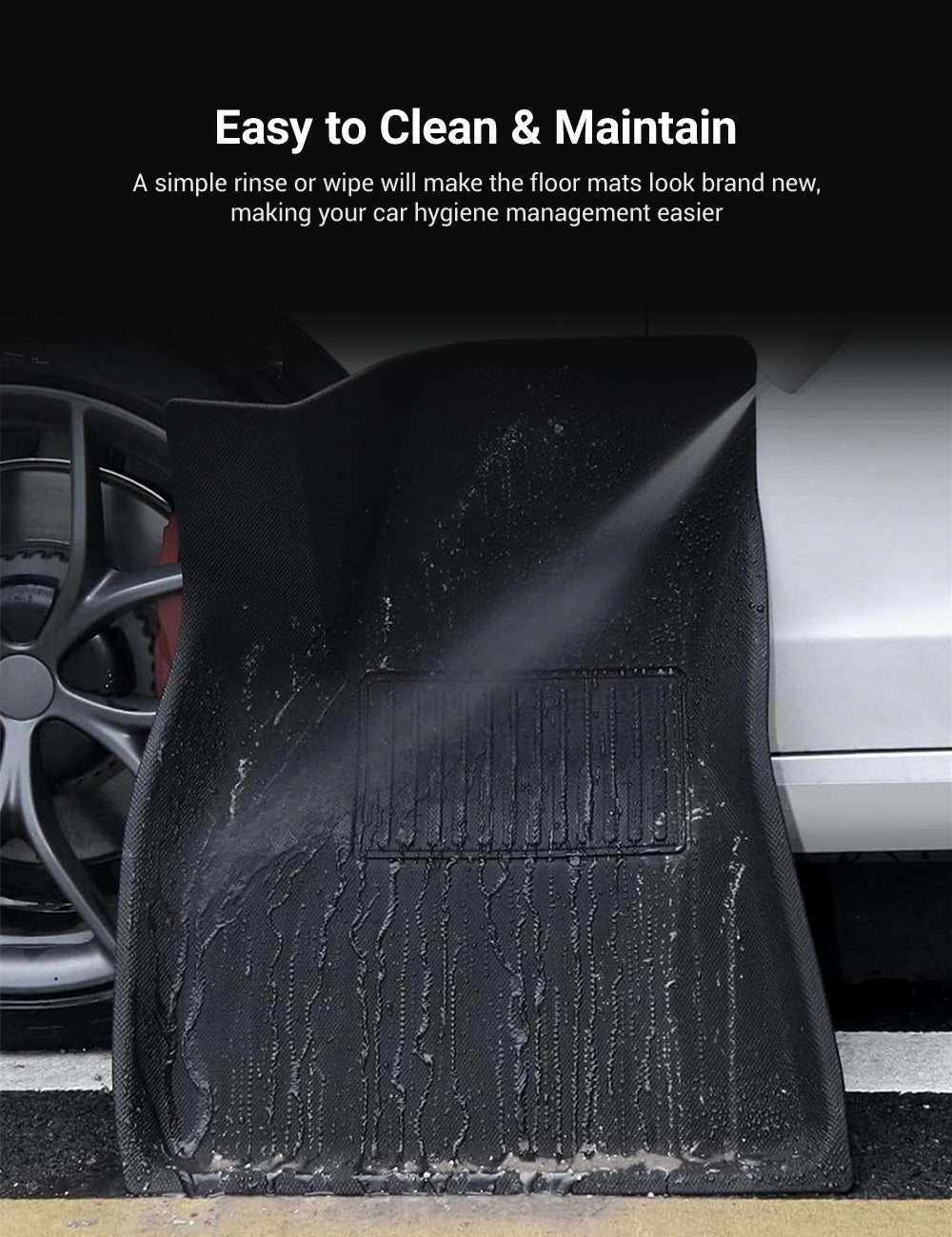 Miroken All Weather 3D Floor Mats for Tesla Model Y & Model 3 Highland