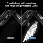 Miroken Angel Wings Door Welcome Lights for Model 3/Y/S/X