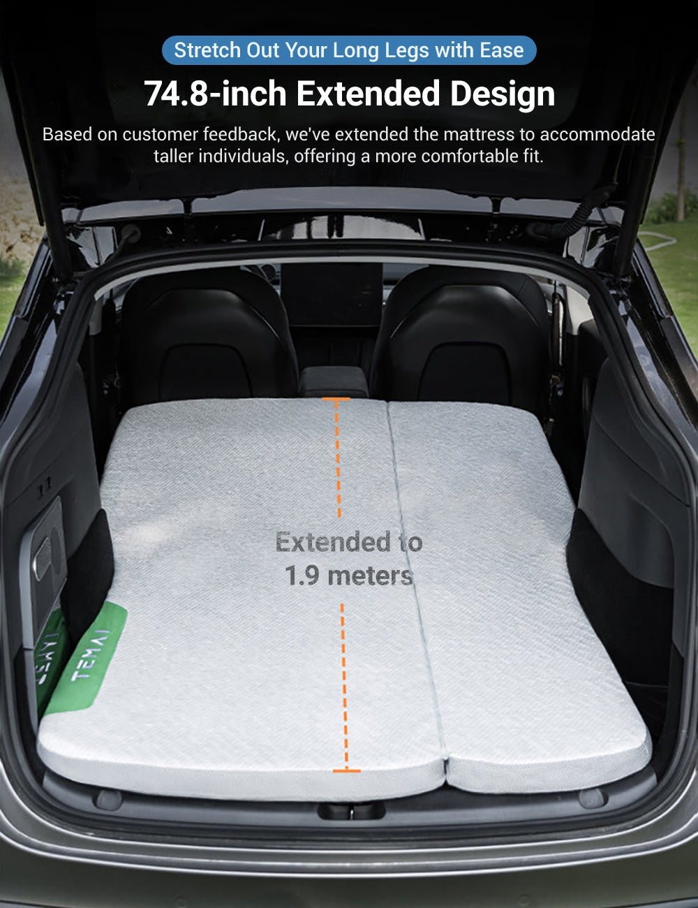 Miroken Camping Mattress for Tesla Model 3/Y