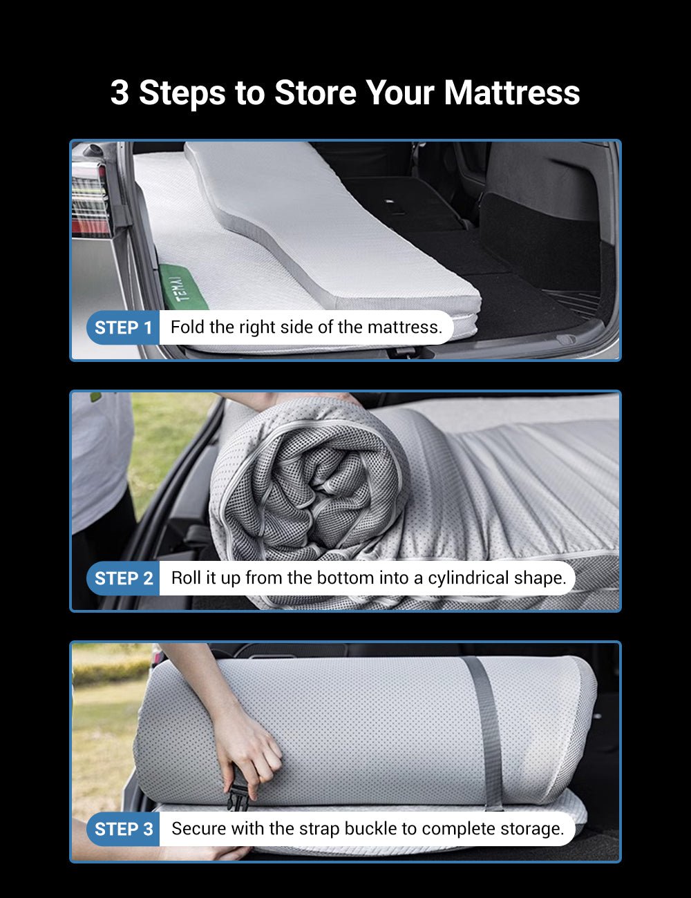Miroken Camping Mattress for Tesla Model 3/Y