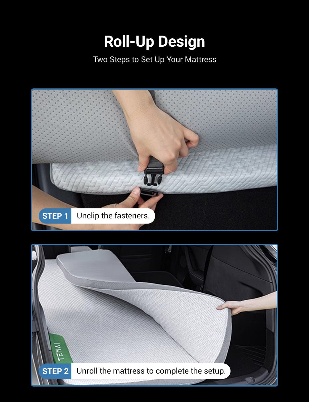 Miroken Camping Mattress for Tesla Model 3/Y