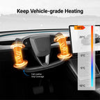 Miroken Carbon Fiber Heated Yoke Steering Wheel for Model 3 Highland / Model Y Juniper